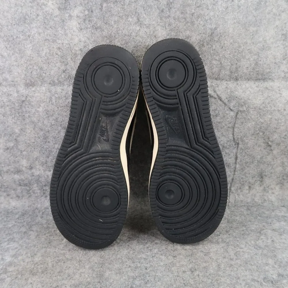 Nike Shoes Youth 5.5 Sneakers Air Force 1 Lifestyle Active Casual Leather Black